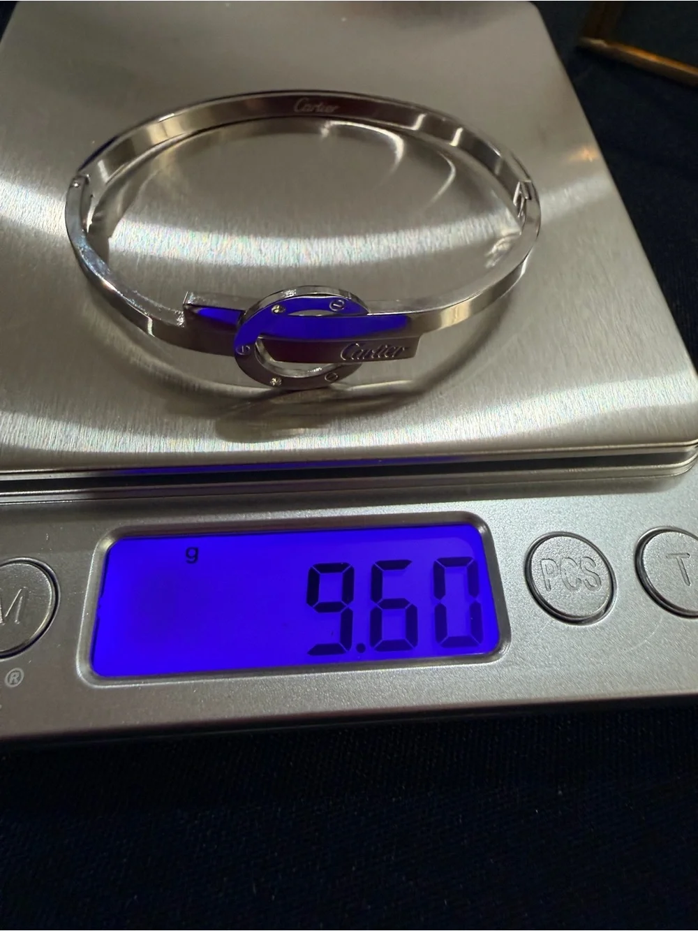 Silver Cartier Bracelet